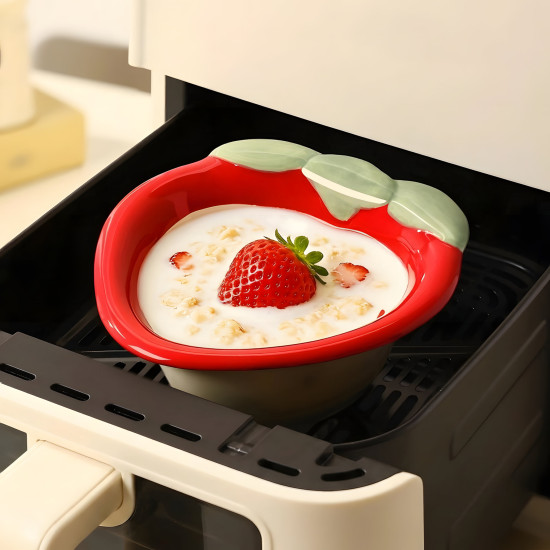 Strawberry Pattern Porcelain Bowl